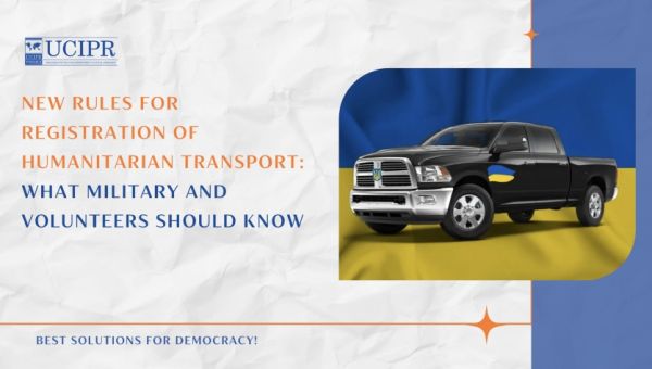 Updated rules for registering humanitarian vehicles: explaining the changes in infographics
