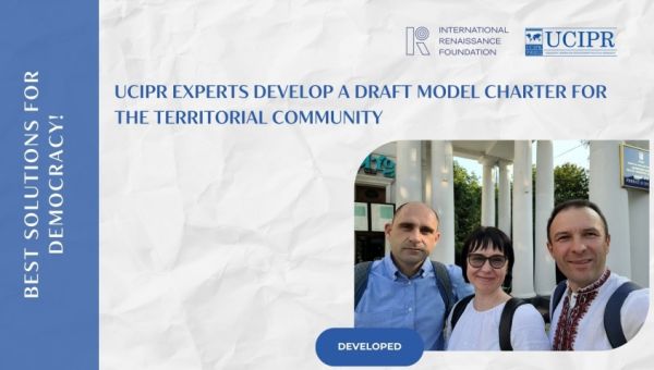 UCIPR experts have developed a draft model charter for local communities
