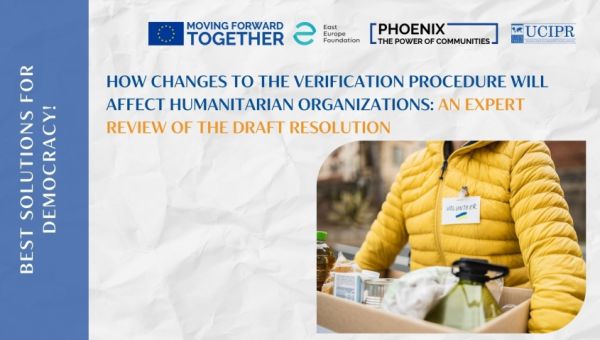 Government Updates Approach to Verification of Humanitarian Organizations: An Expert Review of the Draft Resolution