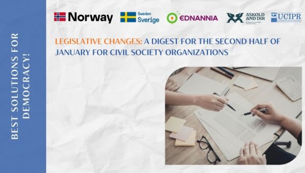 Legislative Changes for the Public Sector - Digest for the second half of January 2026 from the UCIPR