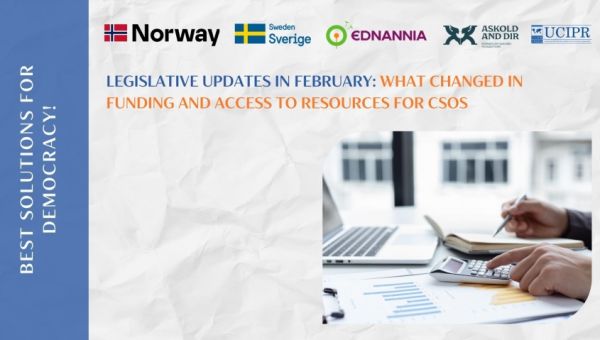 What changed for CSOs in February: an overview of key innovations from UCIPR