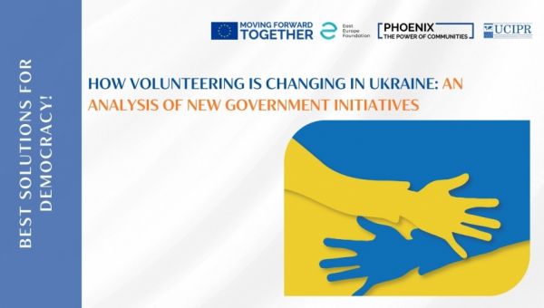 UCIPR Analyzed State Initiatives for the Development of Volunteering in Ukraine